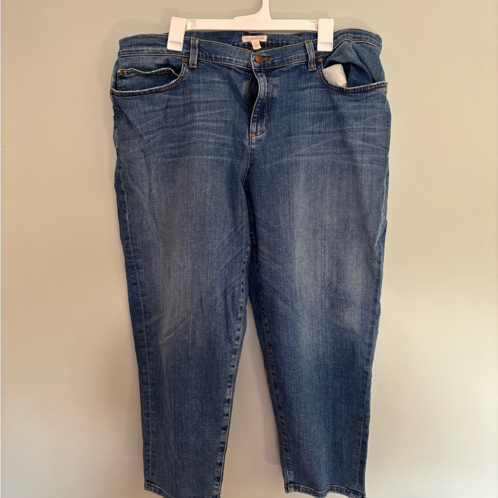Eileen Fisher Blue Ankle Jeans